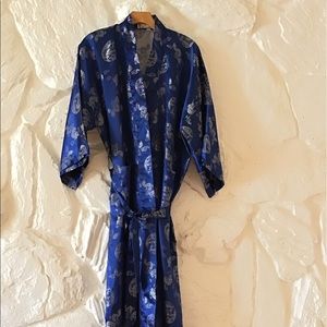 Solz Squirrel Long Blue Robe
